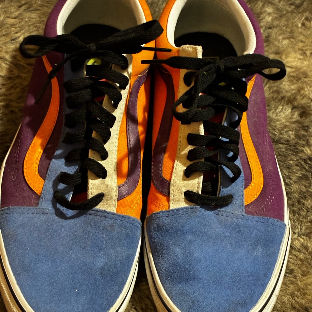 Vans Multicolor Sneakers - Blue, Orange, Purple